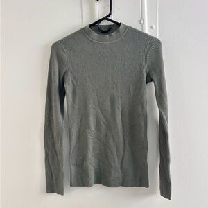 rag & bone Women's Ribbed Crewneck Sweater in Gray